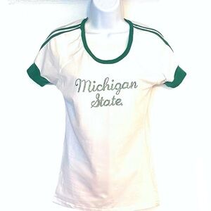 Campus Couture Michigan State Bling Rhinestone Tee!
